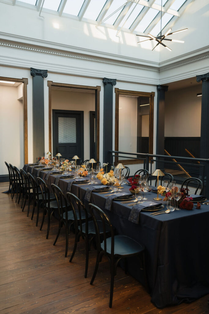 Wedding reception at Ellsworth Block in Madison, WI