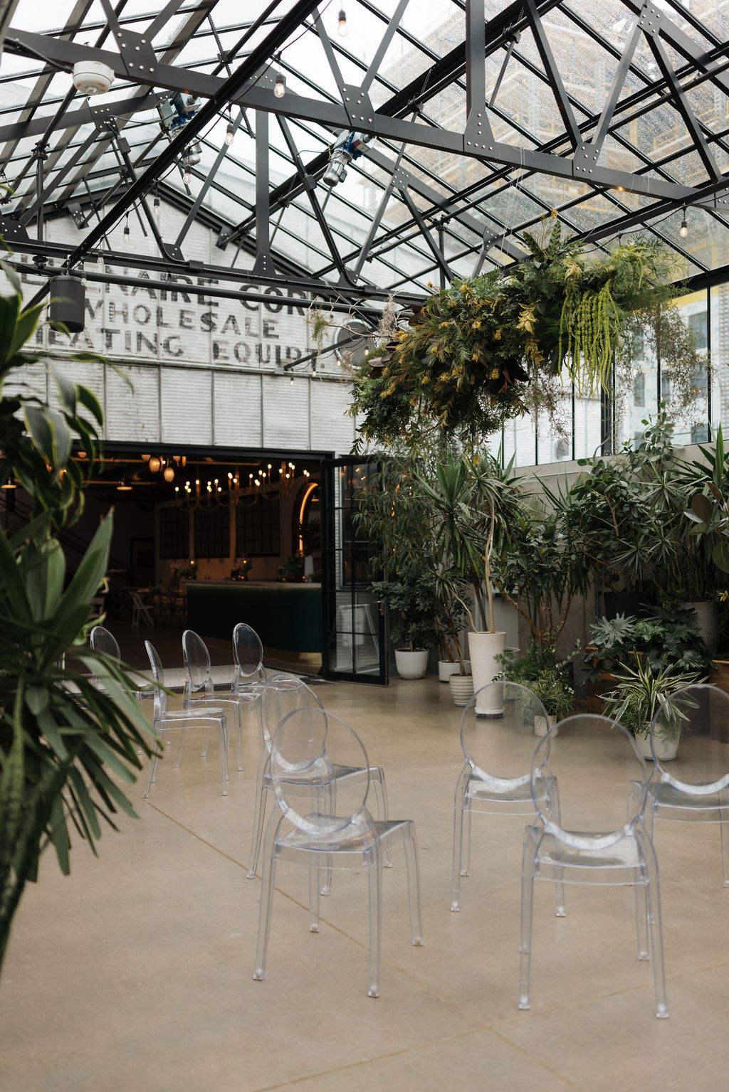 Wedding ceremony at the Tinsmith in Madison, WI