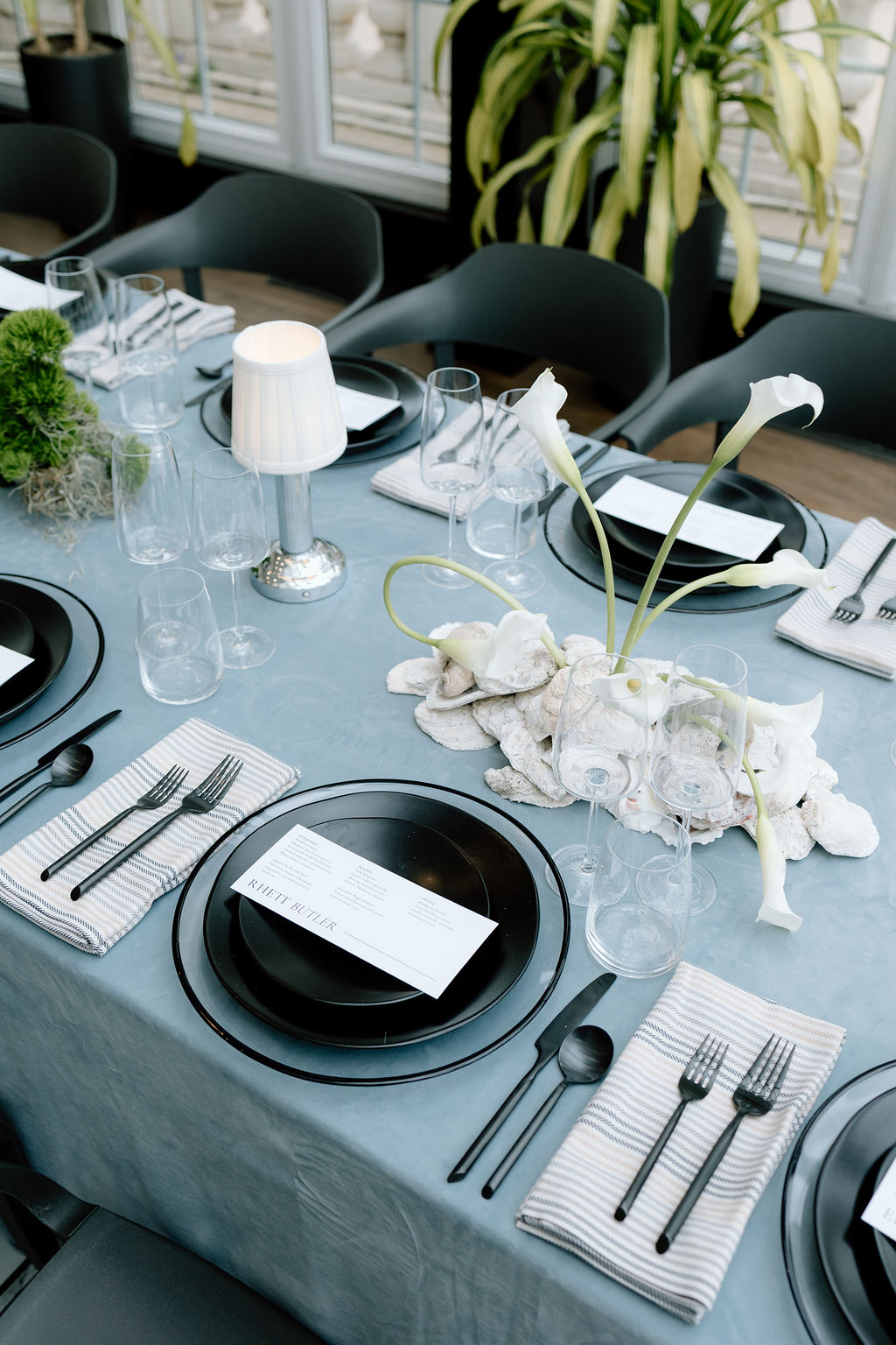 Wedding reception details at Bacchus in downtown Milwaukee, WI