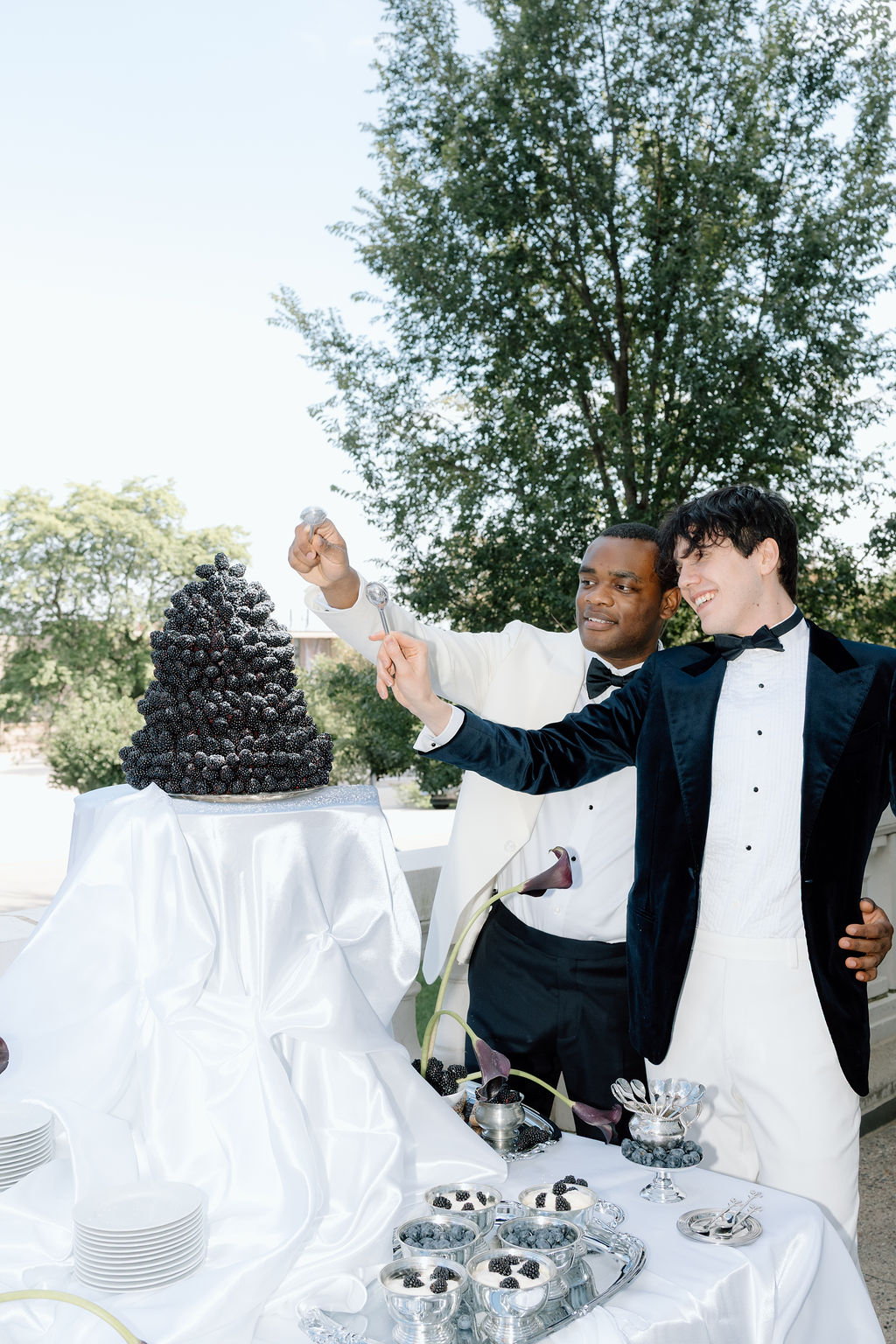 Newlyweds dessert table at Bacchus MKE
