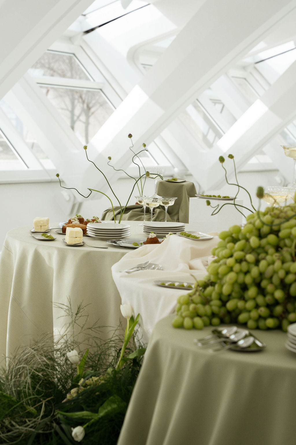 Grazing table at the Milwaukee Art Museum