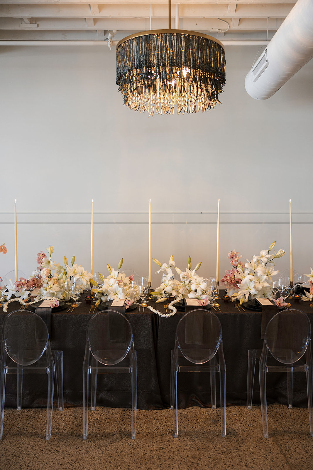 Spring wedding reception at Denizen MKE in Milwaukee